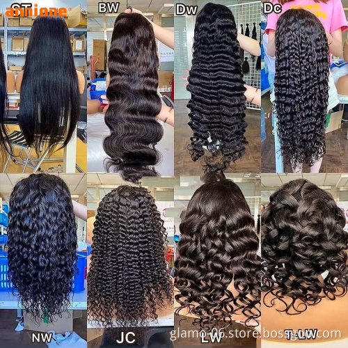 13X6 HD Lace Frontal Wig Human Hair, Wigs HD Lace Pre Plucked,WeKeSi Luxury 100% Virgin Human Hair Lace Front Wig